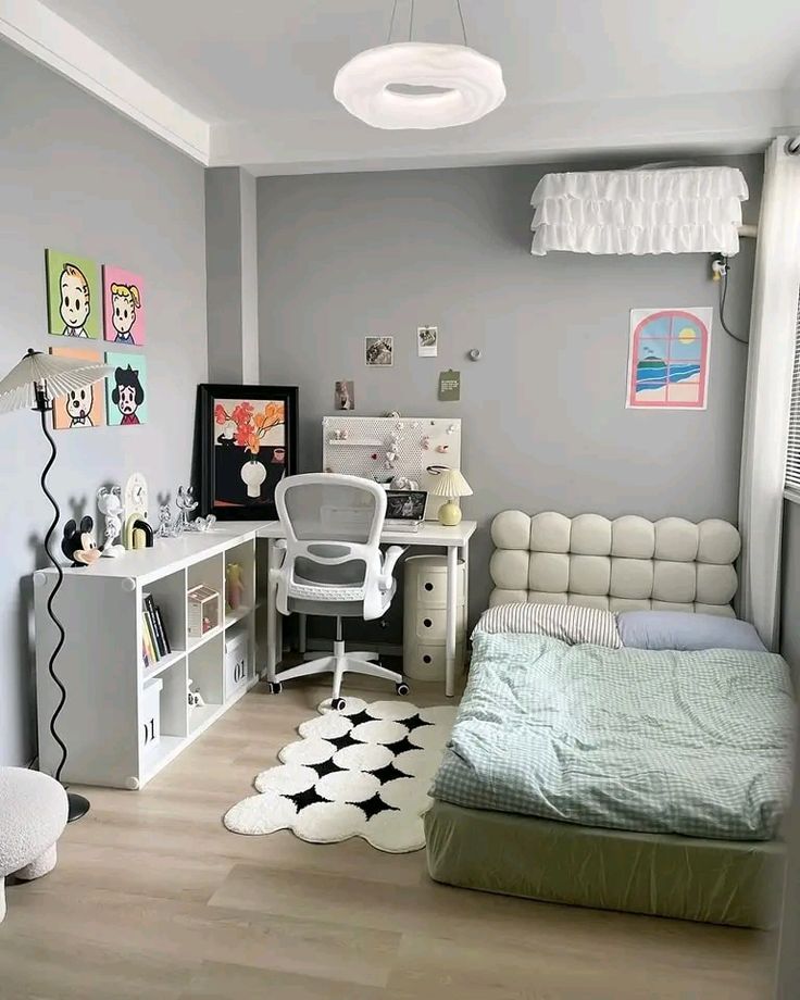 kamar tidur estetik dengan dekorasi murah di bawah 200 ribu rupiah