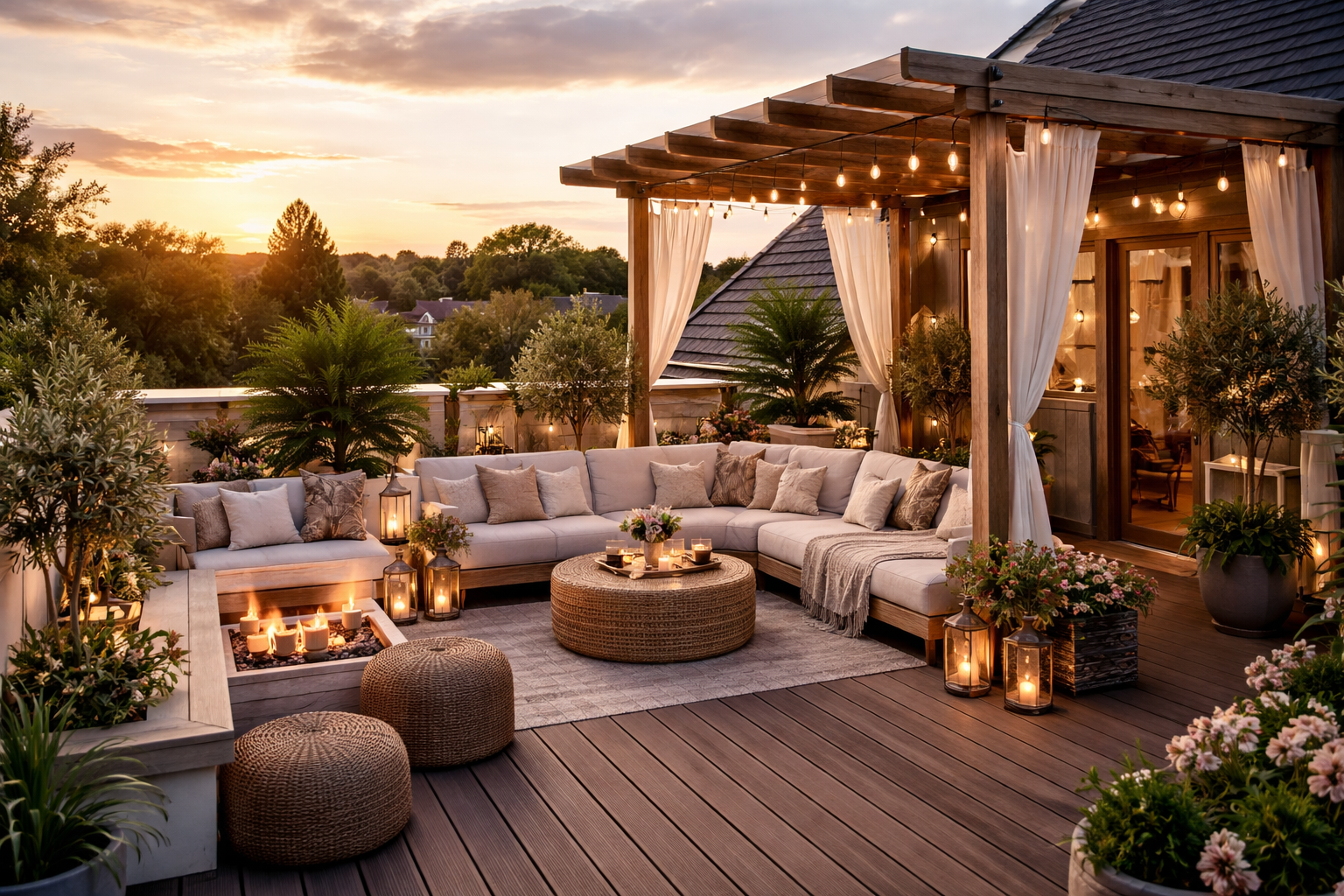 Dekorasi Rooftop Estetik